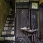 The entrance hall of a long abandoned home deep in the Irish countryside.